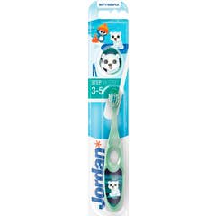 Escova dental das crianças passo a passo de Jordânia 3-5 anos 1ud