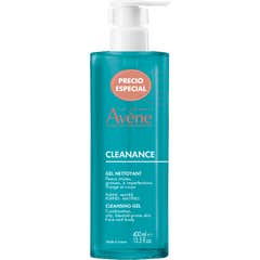 Avène Cleanance Gel de Limpeza Acne Peles Oleosas 400 ml