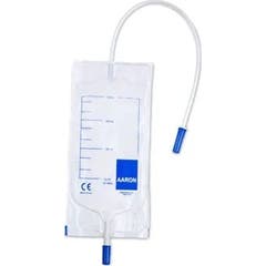 Aaron Bolsa Coletora Urina Perna com Tubo 55 cm 750 ml 1 Unidade