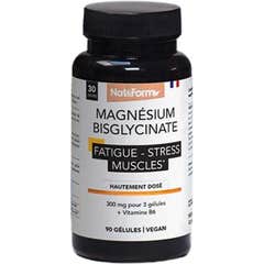 Nat&Form Bisglicinato de Magnésio 1500mg 90 Pérolas