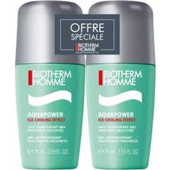 Biotherm Men Aquapower Anti-Perspirante 48H 2x75ml