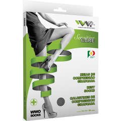 W.W.O. 6501 Meia Descanso Ag Preto Tamanho L 1 Par