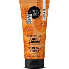 Organic Shop Mattifying Face Cream Pumpkin & Honey Oily Skin 50ml