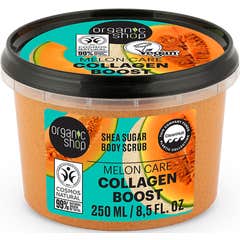 Organic Shop Melon Care Collagen Boost Body Scrub 250ml