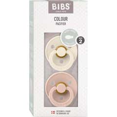 Bibs Sime Ivory-Blush Talla 2 2uds