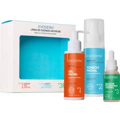 Evoderm Set Cuidados Antiacne Gel + Tónico + Sérum