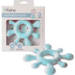 Farline Mordedor Bebé +0M Azul 1 Unidade