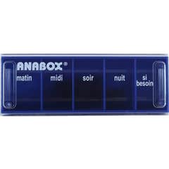Caixa de comprimidos Anabox Day Dark Blue