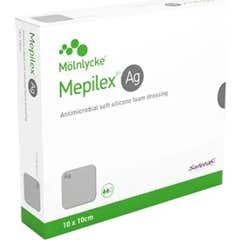 Mepilex Ag Penso Antimicrobiano 10x10 cm 3 Unidades