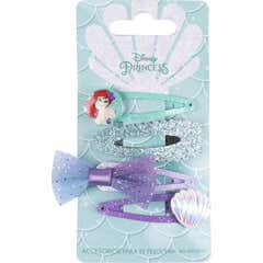 Disney The Little Mermaid Clips 7.4x12.5x2cm 4 Unidades
