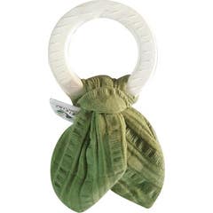 Tikiri Borracha Natural Anel de Dentição redondo e verde 1ut