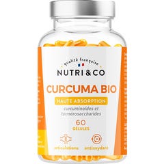 Nutri &amp; Co Turmeric 60 Cápsulas