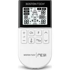 Boston Tech Eletroestimulador TENS EMS 5em1 Recarregável Branco
