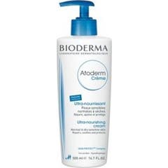 BIODERMA ATODERM Perfume Creme Cuidado Familiar Frasco doseador de 500ml