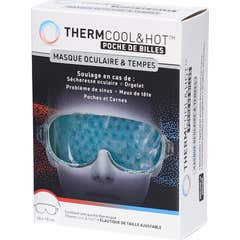 ThermCool&Hot Bolsa de Bolinhas Máscara Ocular & Têmporas 26x10 cm