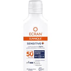 Ecran Sunnique Sensitive+ Leite Protetor Leve Spf50+ 200 ml