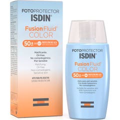 ISDIN®Fusion Fotoprotetor Fluido Com Cor SPF 50+ 50ml