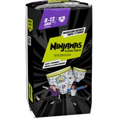Dodot Ninjamas Pants 8-12 Anos 27-43 Kg 9 Unidades