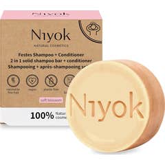 Niyok Champô Sólido 2 em 1 + Condicionador Soft Blossom 80 g