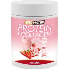 Keto Protein Protein + Collagen Fresa Nata Shake 400g