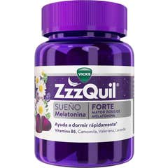 ZzzQuil Natura Forte Sabor Frutos del Bosque Gummies 30uds