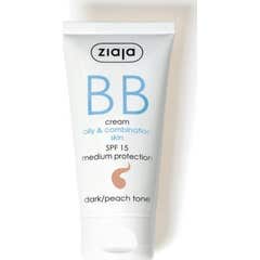 Ziaja Bb Creme Oleoso & Pele Mista Spf15 Tonalidade Escura 50ml