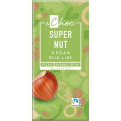 iChoc Super Nut Chocolate Vegan Milk-Like Bio 80g