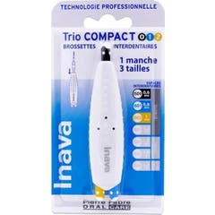 Inava Trio Compact Pack Escova Interd Estreito Iso 0.1.2 + Pega
