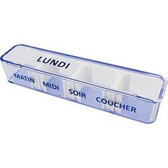 Biosynex Medidose Weekly Pillly Box Leather Biosynex Medidose Weekly Pillly Box Leather