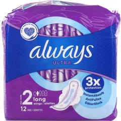 Sempre Toallitas Ultra Long Plus 12 nós