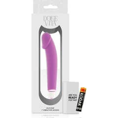 Dolce Vita Realistic Vibrador Silicona Lila 1ud