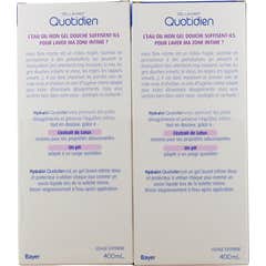 Hydralin Pack Gel de Higiene Íntima Quotidien 2x400 ml + 100 ml