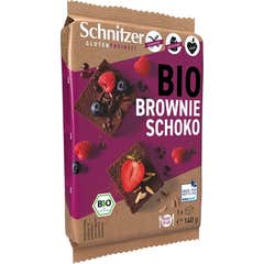 Schnitzer Brownie de Chocolate Sem Glúten Bio 140 g