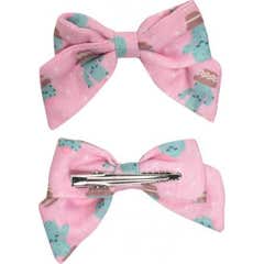 Sr. Maravilhoso Clips de Pelo Lazo Cactus 2uds