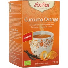 Chá Yogi Chá Curcuma Laranja 34G