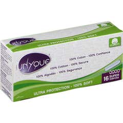 UNYQUE Box de 16 almofadas SUPER sem aplicador