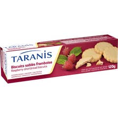 Taranis Taranis Raspberry Shortbread Cookies Bio 120g