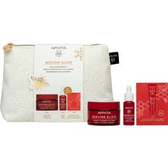 Apivita Pack Beevine Elixir crema Lift y Firmeza textura rica + Sérum 10 ml + contorno de ojos 1,5ml