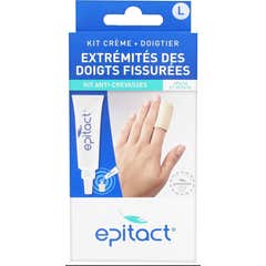 Epitact Kit Anti-Crevasse Creme + almofada para os dedos tamanho L