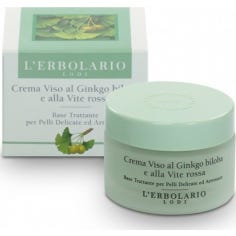 L'Herbolario Creme Facial Ginkgo Biloba e Vite Rosa 50ml
