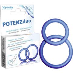 Potenz Duo Kit Anéis Azuis Anéis Grandes Pénis XL 2 peças