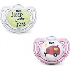 Nuk Chupete Silicona Hello Adventure 06 M 2uds