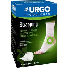 Urgo Strapping Ligadura Elástica Ades Sem Lát 2,5Mx6cm 1 Unidade