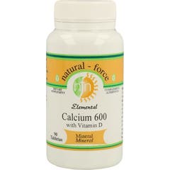 Força Natural Calcio 600mg Vitamina D 90caps