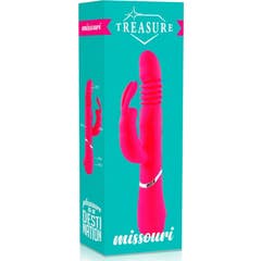 Estimulador Treaure Silicone Missoure Cor-de-Rosa 1pc