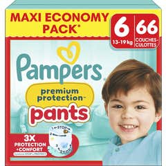 Pampers Premium Protection Calças Tamanho 6 13-19kg 66 unid.
