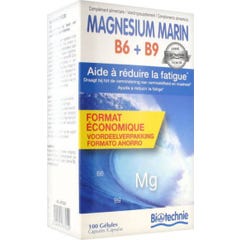 Biotechnie Magnesium Marin B6+B9 100 Gélules