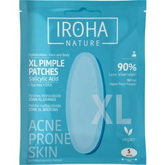 Iroha Nature Acne Prone Skin Patches Hidrocoloides XL 5 Unidades