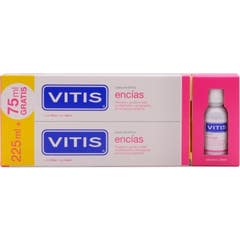 Vitis Pack Encías 2x150ml + Colutorio 75ml