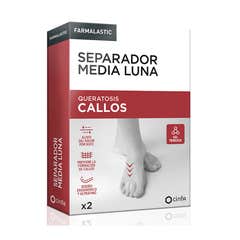 Farmalastic Separador Meia-Lua Calos Tamanho Único 2 Unidades